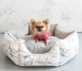 Legowisko dla małego psa Marble White Oh Charlie