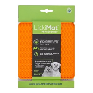 Mata do lizania MINI Soother LickiMat® pomarańcz