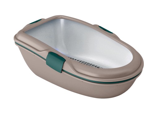 ZOLUX Kuweta dla kota FURBA MAXI z sitkiem 47x69,5x26 cm kol. brąz-zielony.jpg