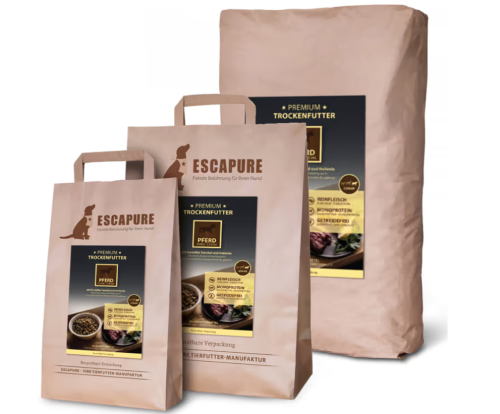 Escapure Premium Senior Pferd - wysokiej jakości karma dla psa seniora, konina wypiekana w piecu.png