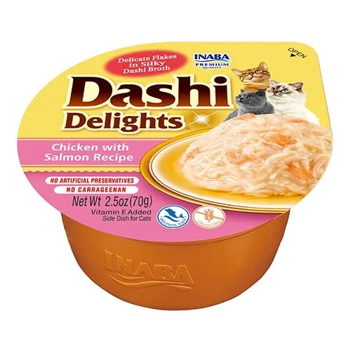 Inaba Cat Dashi Delights Chicken Salmon 70g.webp