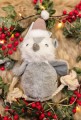 Zabawka dla psa Xmas Sowa z linką Trixie z piszczałką