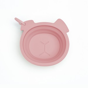 Składana miska silikonowa dla psa 500 ml United Pets Muzzle – turystyczna, lekka z karabińczykiem