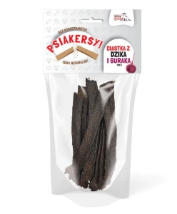 Psiakersy ciastka dla psa Dzik z burakiem Syta Micha 100 g  – naturalne, monobiałkowe, bez zbóż