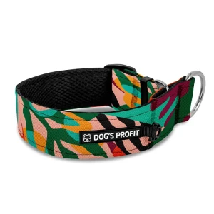 Obroża półzaciskowa dla charta MEXICO Dog's Profit – szeroka, miękka obroża dla psa
