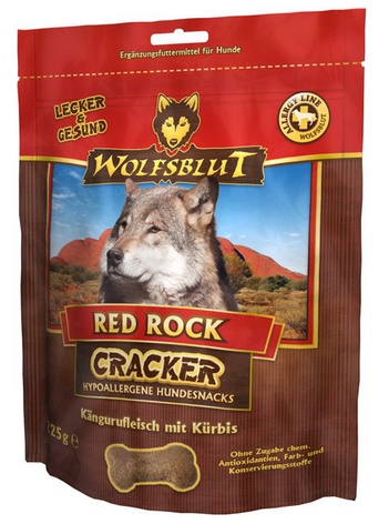 Wolfsblut Dog Cracker Red Rock Kangur i dynia 225 g Przysmaki dla psa