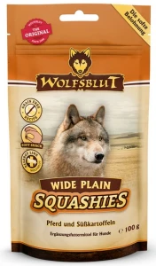 Wolfsblut Dog Squashies Wide Plain Konina i bataty 100 g – miękkie przysmaki dla psa