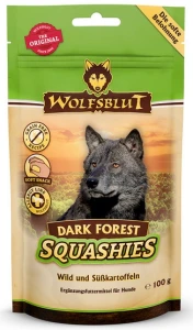 Wolfsblut Dog Squashies Dark Forest Dziczyzna i bataty 100 g – miękkie przysmaki dla psa
