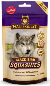 Wolfsblut Dog Squashies Black Bird Indyk i bataty 100 g – miękkie przysmaki dla psa