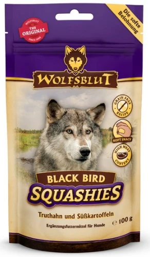 Wolfsblut Dog Squashies Black Bird Indyk i bataty 100 g – miękkie przysmaki dla psa