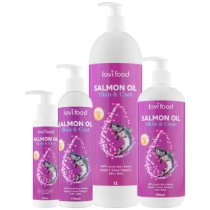 Olej z łososia dla psa i kota Lovi Food Salmon Oil Omega-3, EPA i DHA