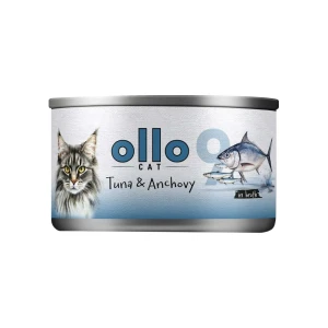 Ollo Cat nr 9 Tuńczyk i Anchois 70 g – naturalna karma mokra dla kota w sosie własnym