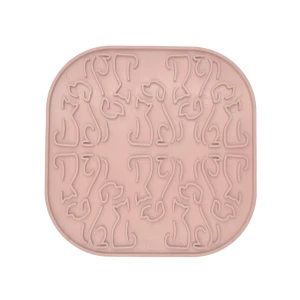 Mata do lizania z przyssawkami Lollipop Sticky Fiboo 19 x 19 cm – mata uspokajająca dla psa i kota