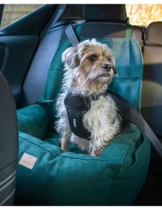 Fotelik samochodowy dla psa Ero Soft PineWalk BeBobi – bezpieczne legowisko do auta Premium