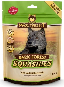 Wolfsblut Dog Squashies Dark Forest - miękkie przysmaki treningowe dla psa Dziczyzna i bataty 300g
