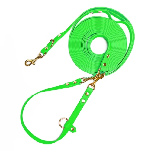 Neonowa-zielona-linka-treningowa-dla-psa-z-tasmy-HEXA.webp