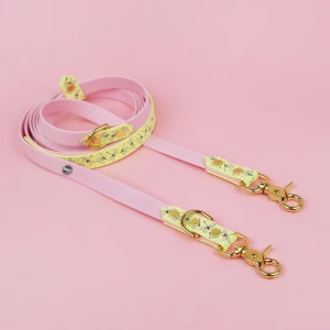 Smycz przepinana multifunkcyjna BioThane® wodoodporna BURA Ważki