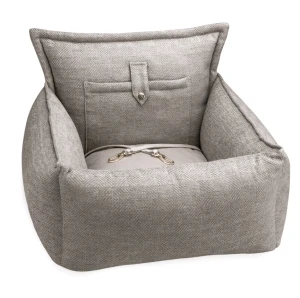 Siedzisko do auta dla psa Oh Charlie Florence beżowe | fotelik do samochodu dla psa