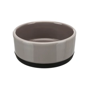 Miska ceramiczna dla psa z gumową podstawą Trixie szara - różne rozmiary