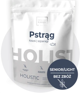 Karma sucha dla psa Light & Senior Pstrąg i Łosoś Dobra Karma bez zbóż