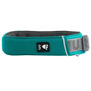 Obroża dla psa Hurtta Rover Collar Peacock – turkusowa obroża dla średnich i dużych psów