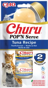 INABA Churu Pop’n Serve Tuna Recipe 2 x 35 g – kremowa galaretka dla kota z tuńczykiem