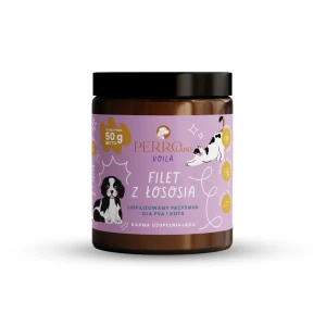 Liofilizowany przysmak dla psa i kota Filet z łososia 50 g  PERROland Voila 