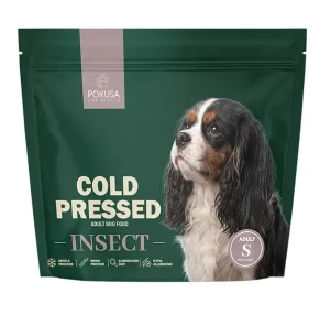Pokusa Cold Pressed Adult Insect Size S 1kg – karma sucha tłoczona na zimno dla małych psów z białkiem owadów