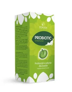 Probiotyk dla kota w płynie – GreenLine Pokusa 100ml naturalny suplement wspierający układ pokarmowy
