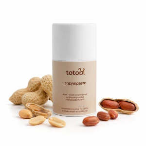 Totobi Enzympaste Peanut Nut – enzymatyczna pasta do zębów dla psa i kota o smaku masła orzechowego, 50 ml