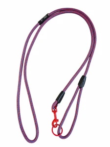 Smycz linowa dla psa Adventure Czerwono-Granatowa 200cm/8mm Warsaw Dog