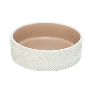 Miska ceramiczna dla psa Modern Trixie biało-beżowa