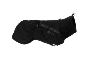 Non-stop dogwear Trekking dog raincoat Black – wodoodporna kurtka przeciwdeszczowa dla psa