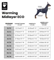 Polar dla psa z podszewką odbijającą ciepło Hurtta Warming Midlayer Eco Blackberry szary rozmiary