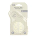 Smycz automatyczna dla psa WAUDOG R-leash Monochrome White rozmiar M
