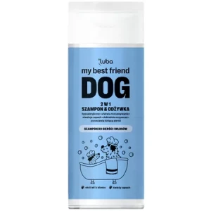 Szampon z odżywką 2w1 dla psa LUBA My best friend DOG 200ml - nawilżający, z aloesem
