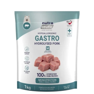 BALTICA NUTRACEUTIC Gastro Hydrolysed Pork M 1 kg – sucha karma hydrolizowana dla średniego psa z wrażliwym przewodem pokarmowym
